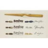 Brause kalligrafi set natur 6p