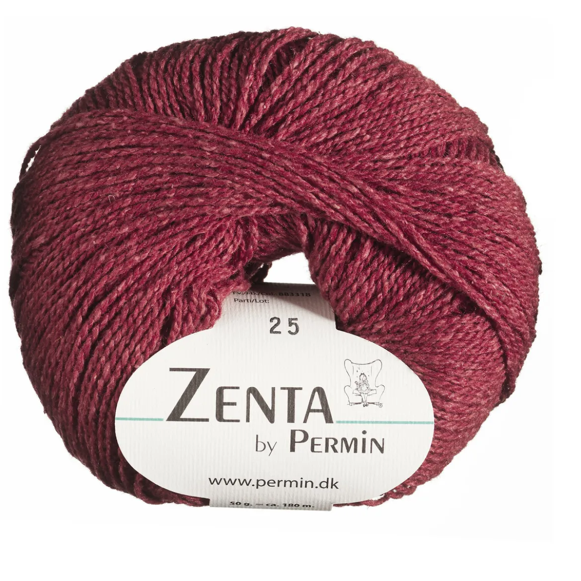 Garn Zenta 50g röd