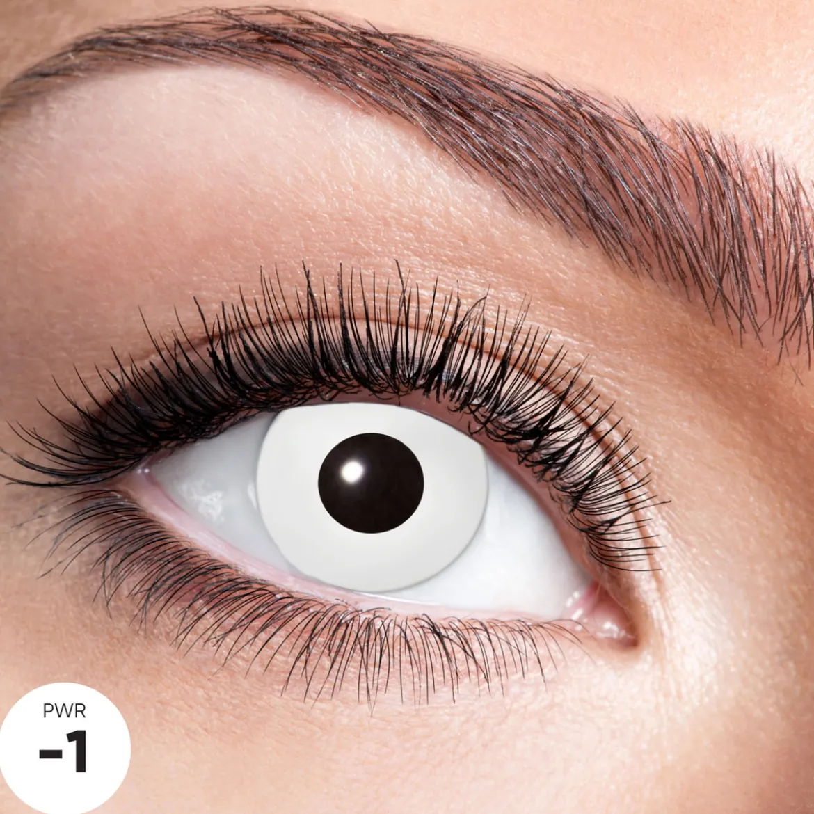 Lins White Zombie – effektlins med styrka -1 – pris per lins
