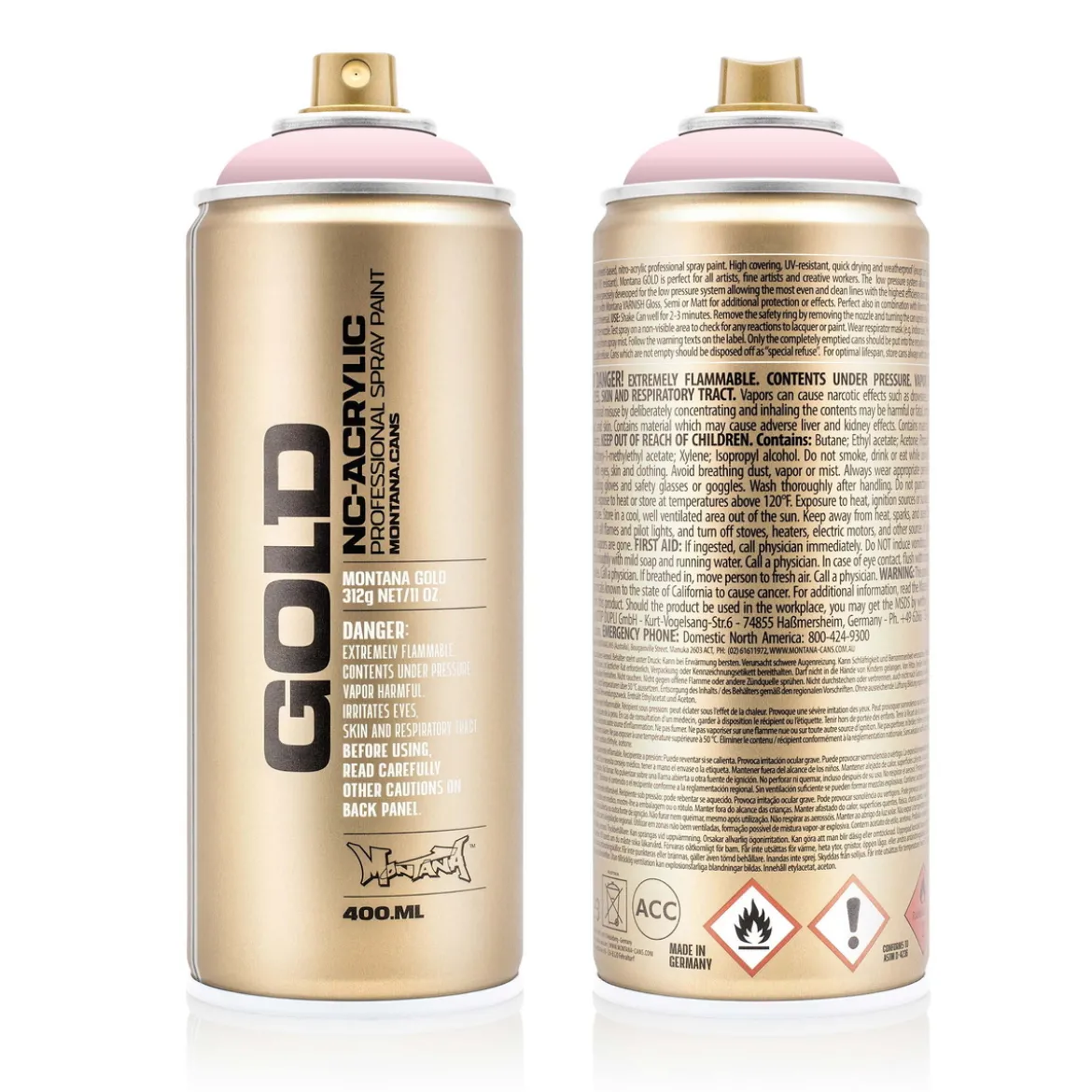 Montana Gold sprayfärg 400 ml - G3100 Frozen Strawberry