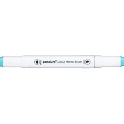 Panduro Colour Marker Brush, penselspets & snedskuren spets – Turquoise blue 68