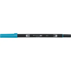 Penselpenna Tombow ABT Dual Brush Pen Turquoise 443