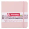 Royal Talens Art Creation Sketch skissbok 12x12 cm, rosa omslag – 140 g/m², 80 ark