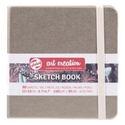 Royal Talens Art Creation Sketch skissbok 13×21 cm, guldigt omslag – 140 g/m², 80 ark