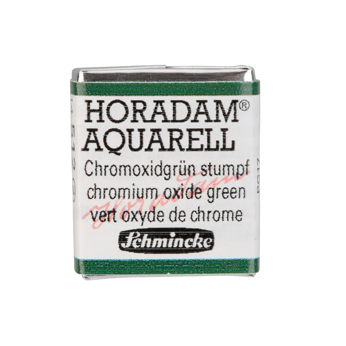 Schmincke Horadam akvarellfärg ½ kopp – Chromium oxide green 512