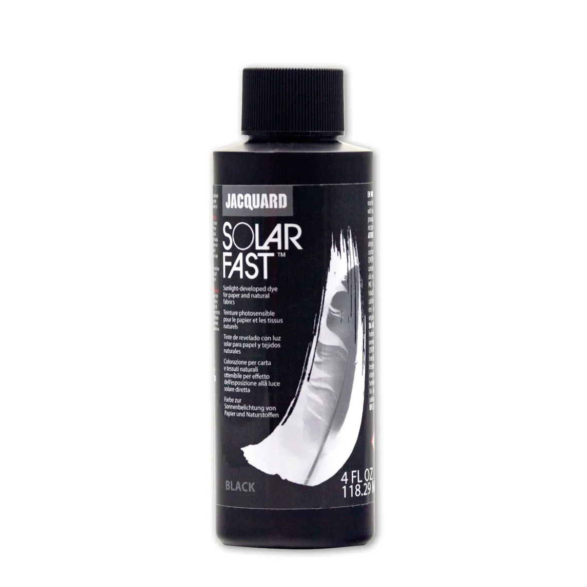 Solarfast 118 ml Black – textilfärg som framkallas i solljus