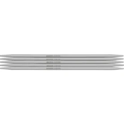 Strumpstickor, 5 st. Längd 20 cm Ø4,5 mm – aluminium
