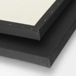 Svart djup canvas / målarduk med 3,7 cm djup – 70×100 cm