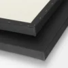Svart djup canvas / målarduk med 3,7 cm djup – 20×20 cm