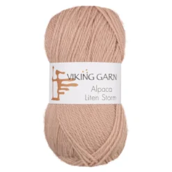 Viking Garn Alpaca Liten Storm 50g mörkröd 755