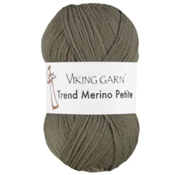 Viking Garn Trend Merino Petite 50g mörk olivgrön 333
