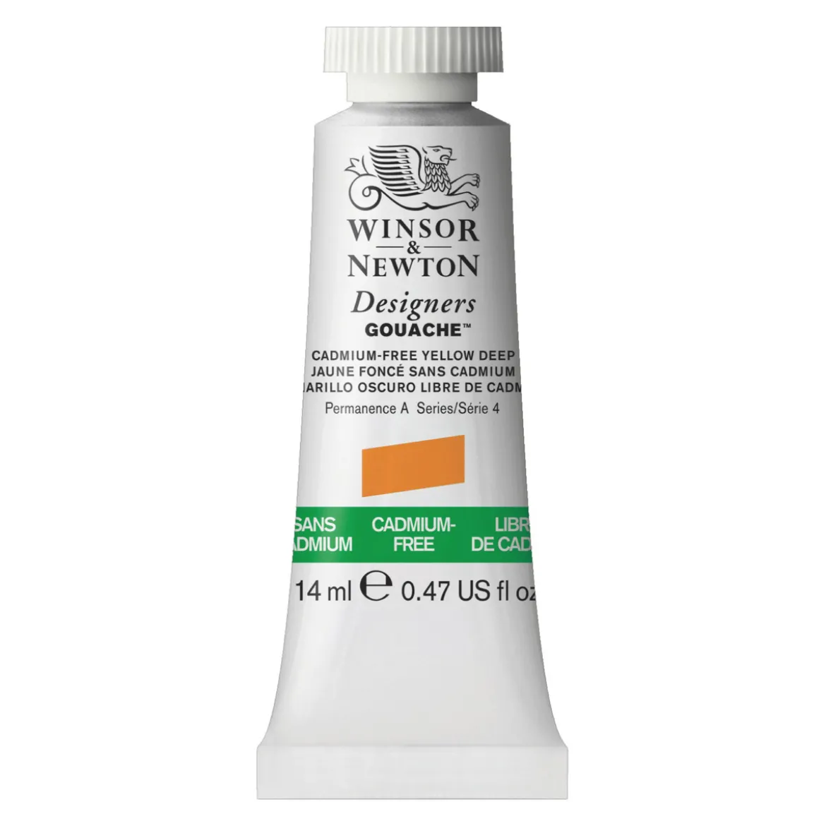 Winsor & Newton Designers gouache 14 ml Cadmium-free Yellow deep 891