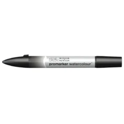 Winsor & Newton Promarker Watercolour Lamp Black 337